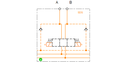 SDS-LS Working section on-off